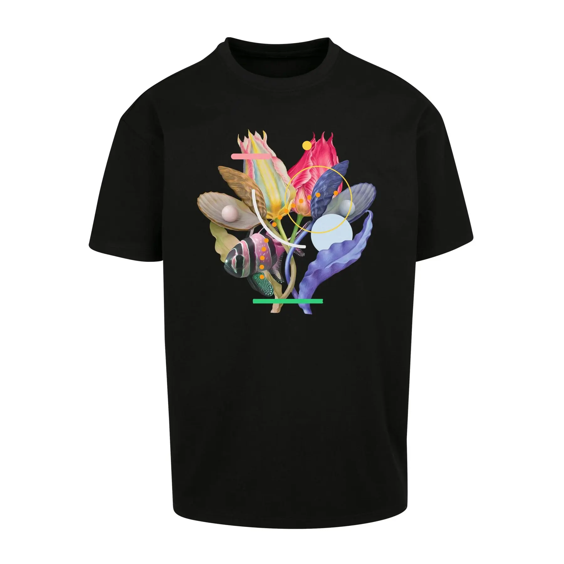 Übergroßes T-Shirt Mister Tee Coral