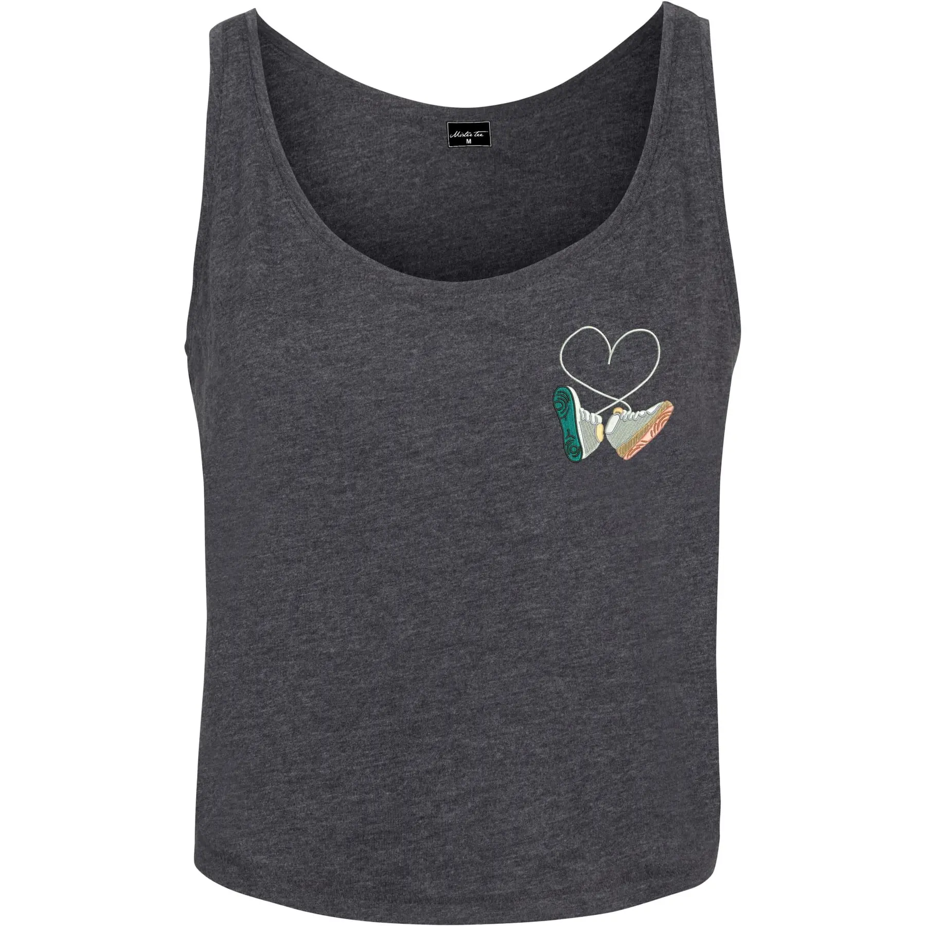 Damen-Top Mister Tee Kicks Love EMB