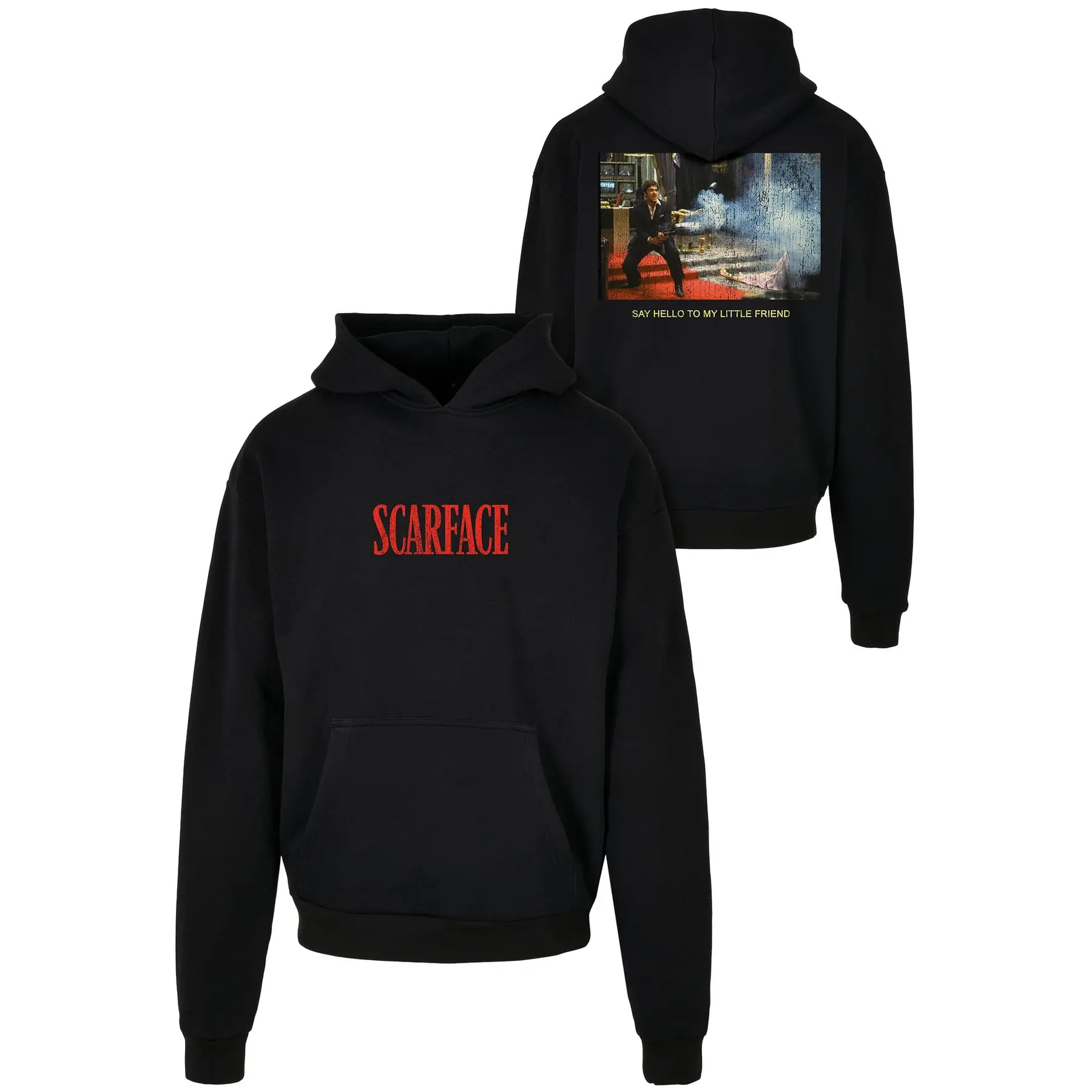 Felpa oversize con cappuccio Mister Tee Scarface Little Friend
