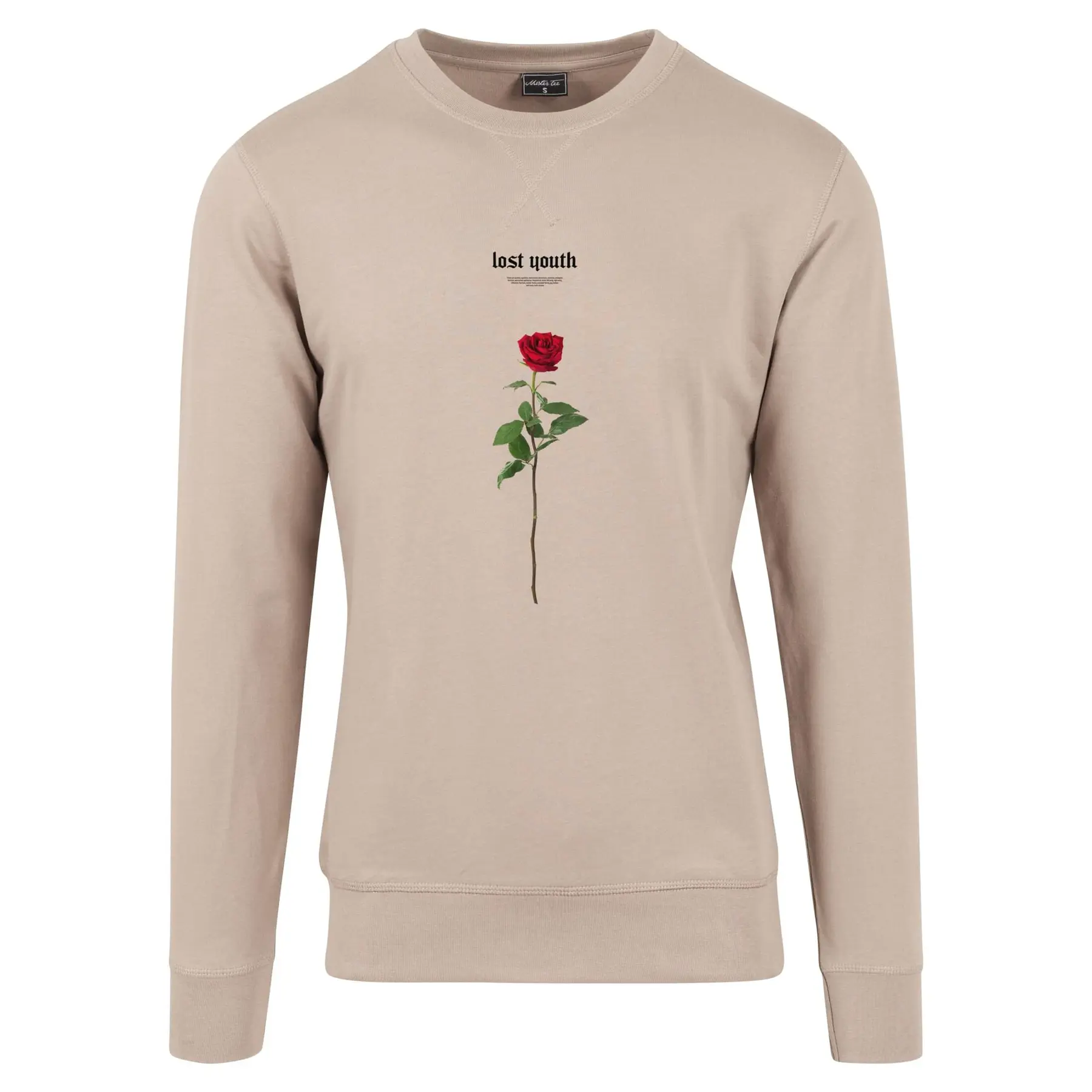 Sweatshirt mit Rundhalsausschnitt Mister Tee Lost Youth Rose