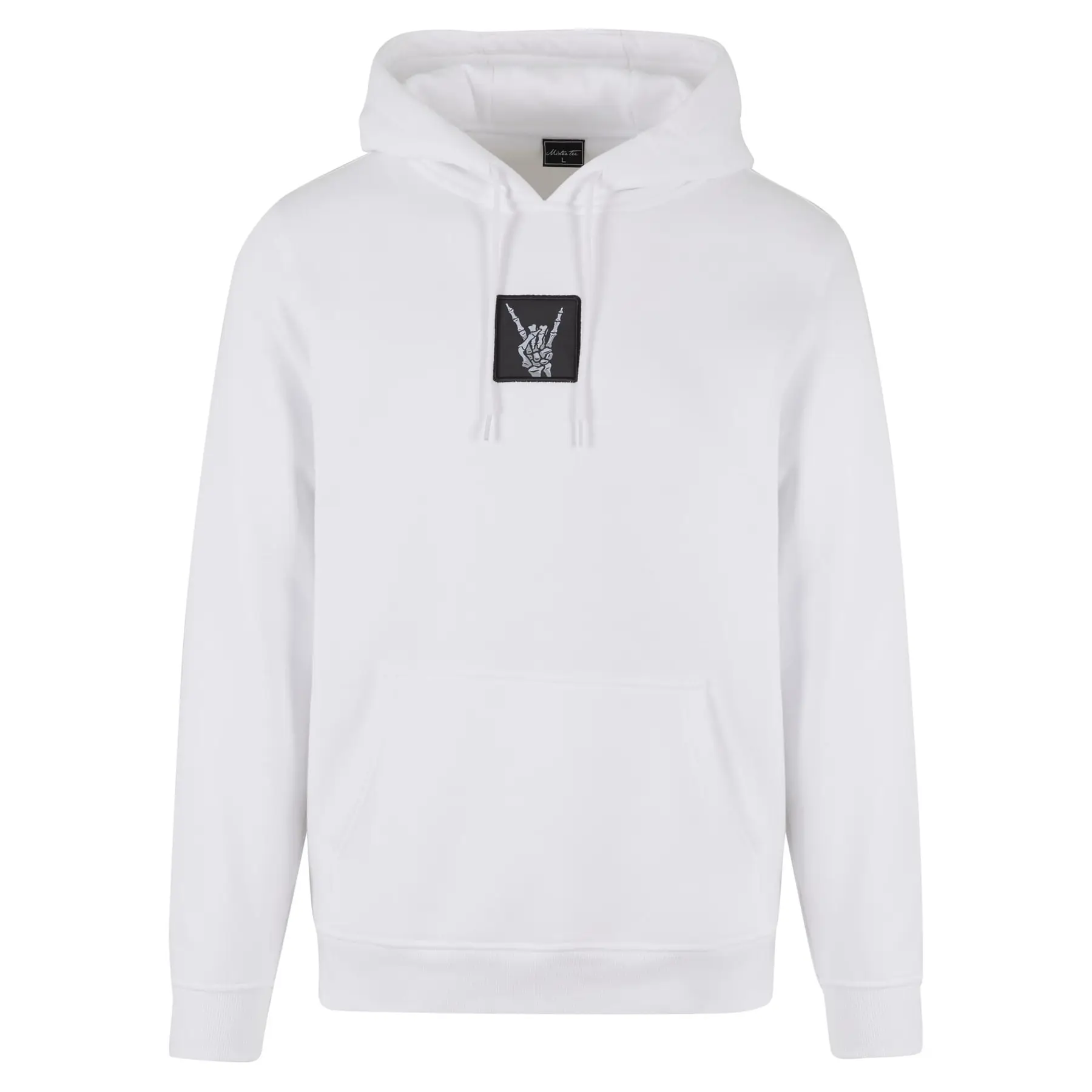 Felpa con cappuccio Mister Tee Skelett Patch