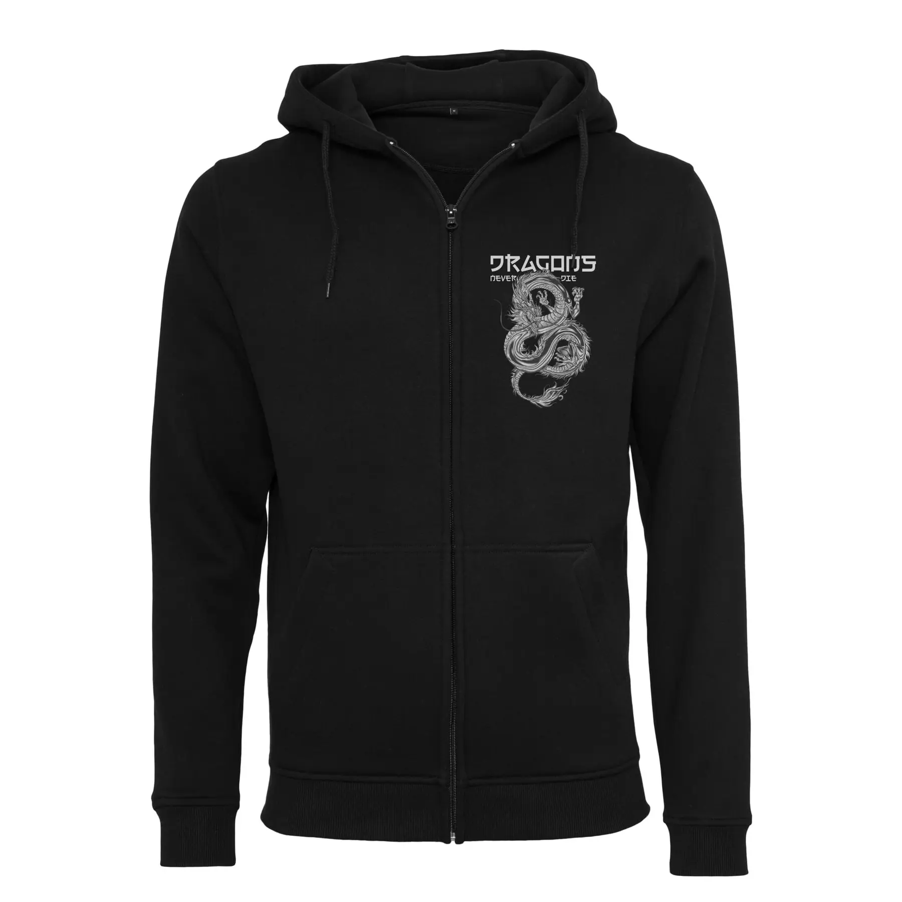 Felpa con cerniera a cappuccio Mister Tee Dragons Never Die Heavy