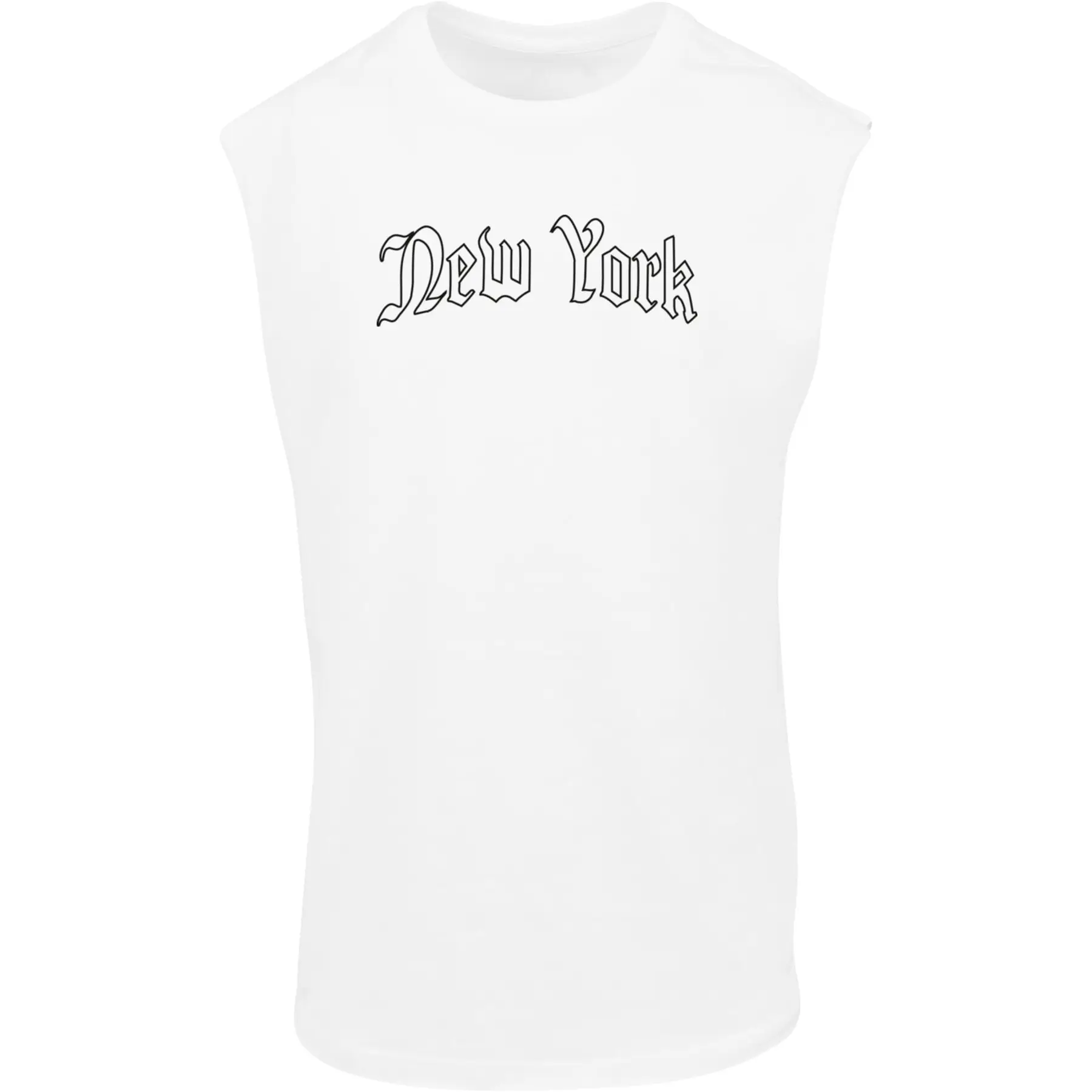 T-shirt senza maniche Mister Tee New York Wording