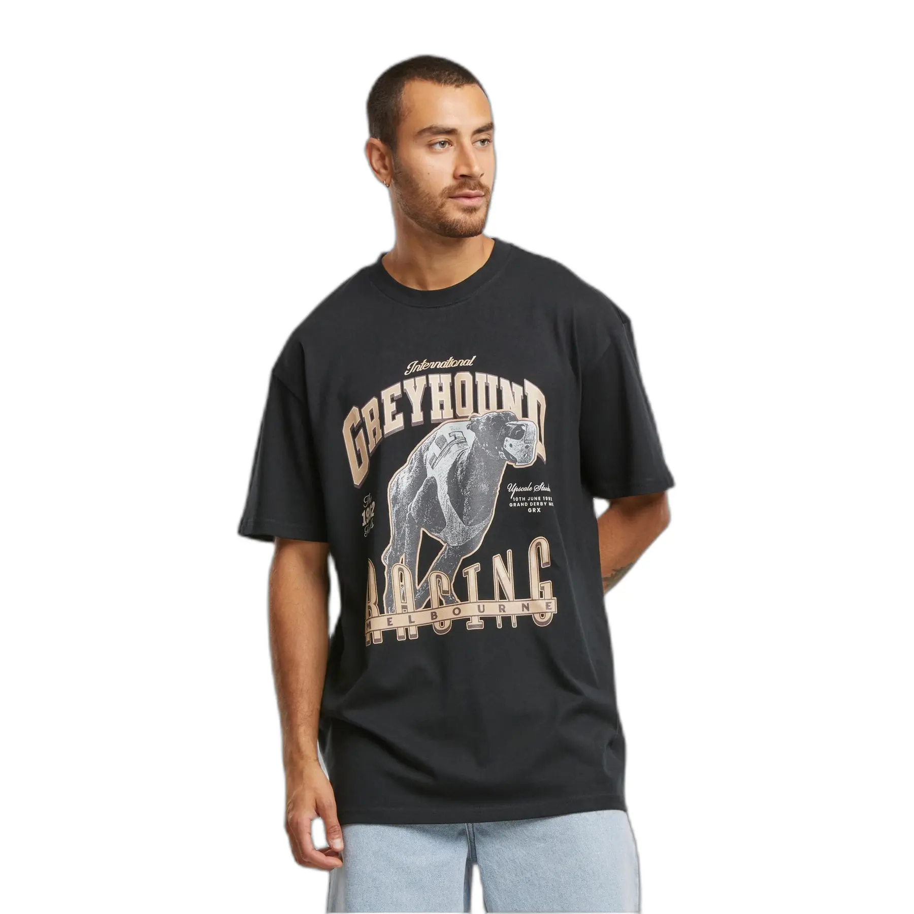 Oversized T-Shirt Mister Tee Greyhound Racing