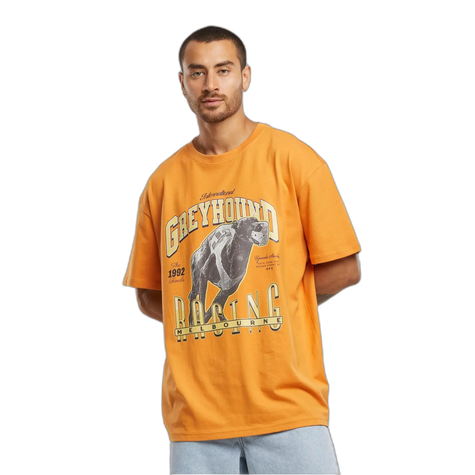 Oversized T-Shirt Mister Tee Greyhound Racing