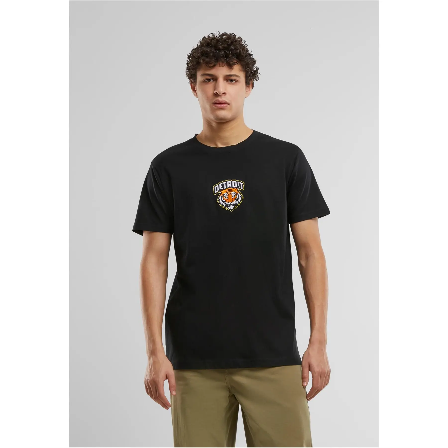 T-Shirt Mister Tee Detroit Tiger Head Patch