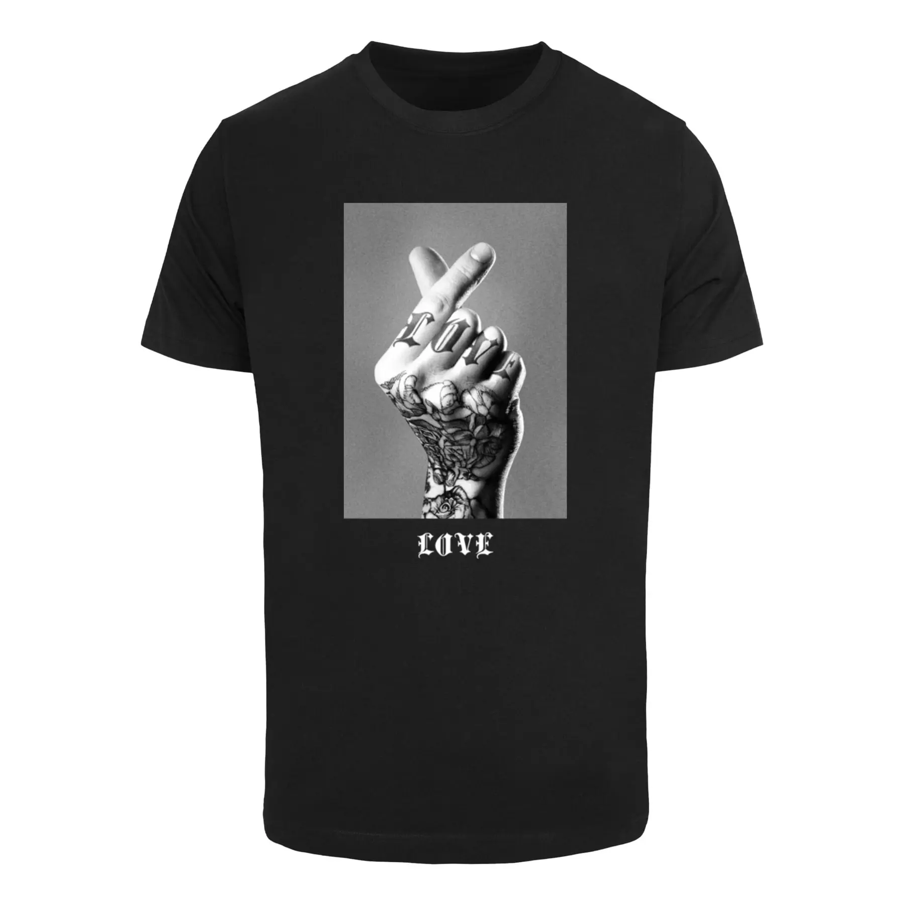 T-Shirt Mister Tee Tattoed Love Sign