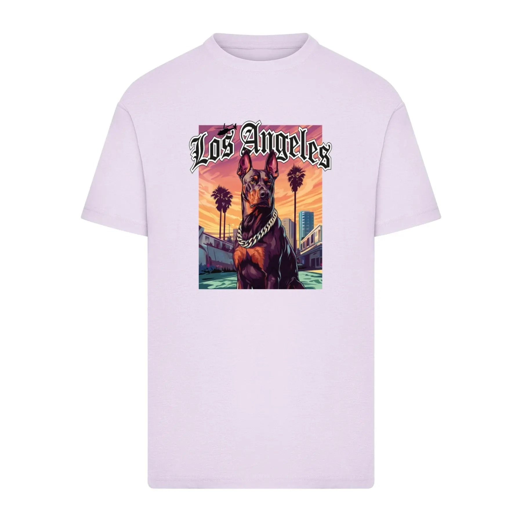 T-shirt Mister Tee Los Angeles Dog