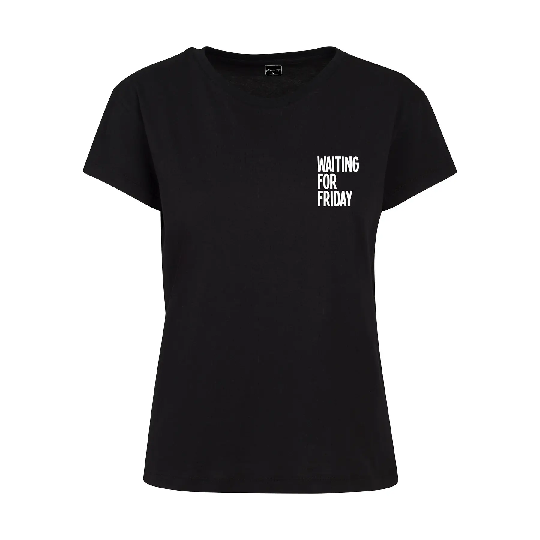 T-Shirt Damen große Größen Mister Tee Waiting For Friday Box