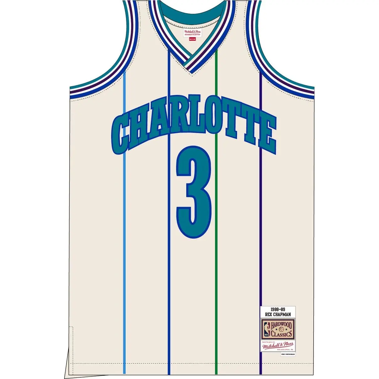 NBA-Trikot Charlotte Hornets Rex Chapman