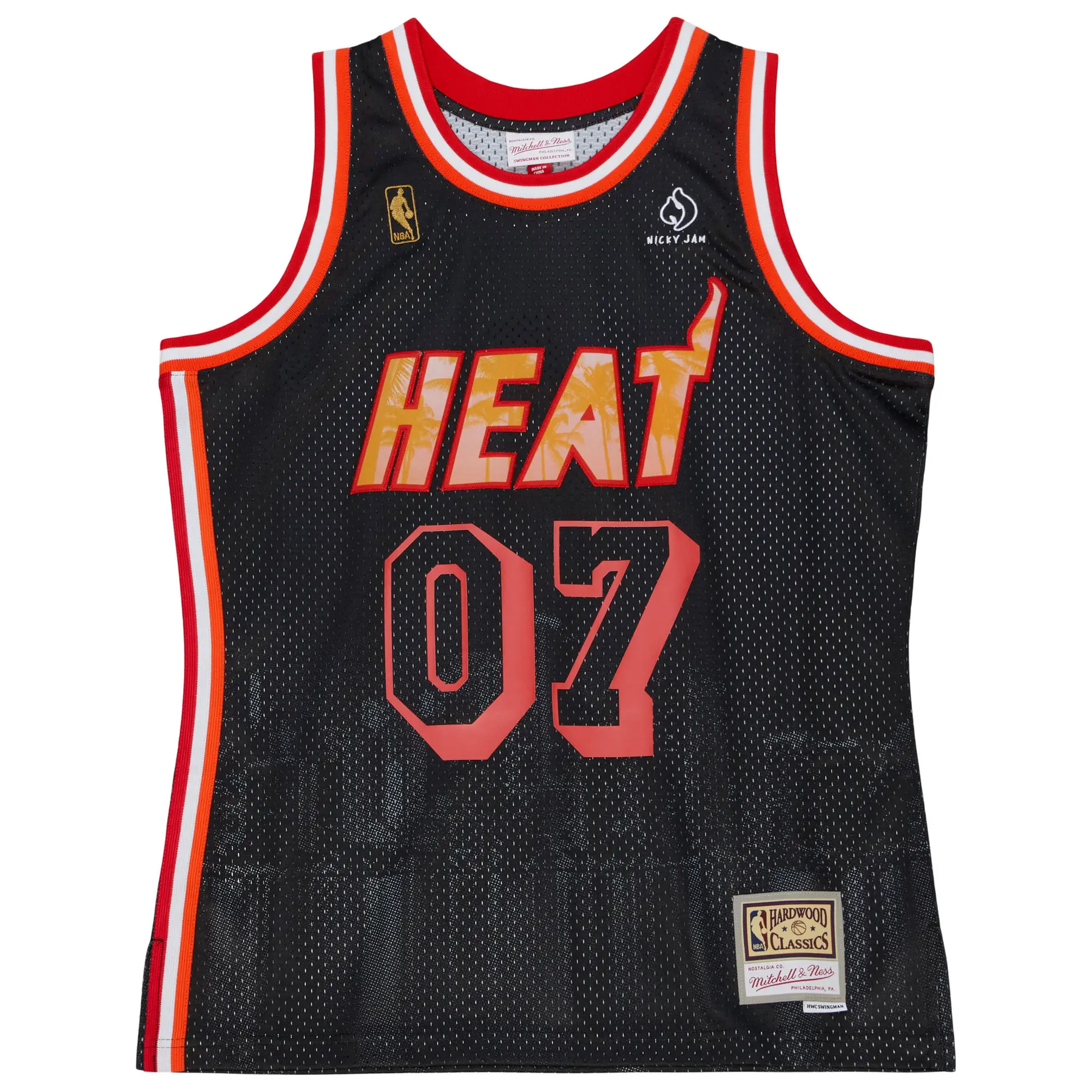 Maglia Miami Heat Nicky Jam Swingman