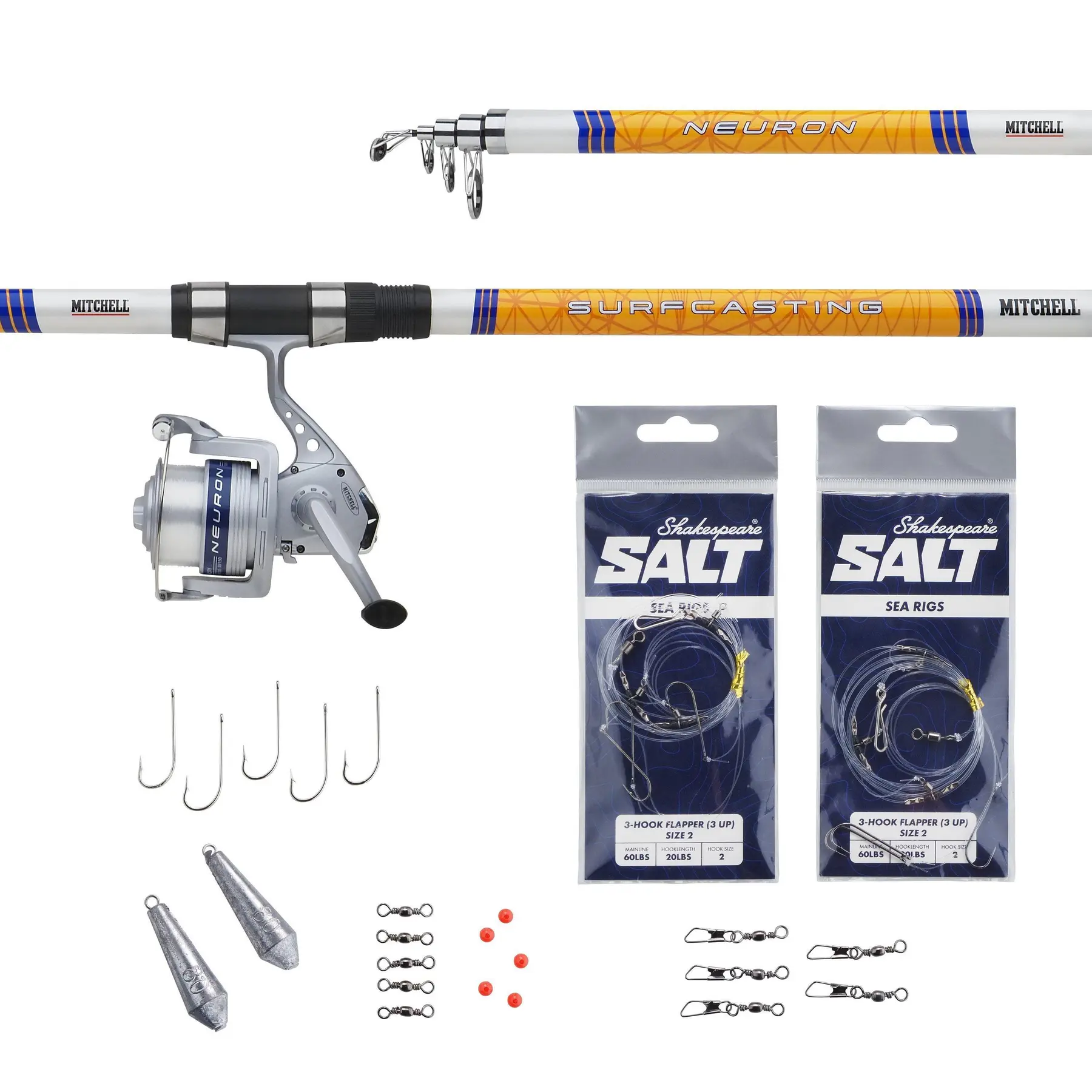 Surfcasting haspel Mitchell Neuron Surf 390