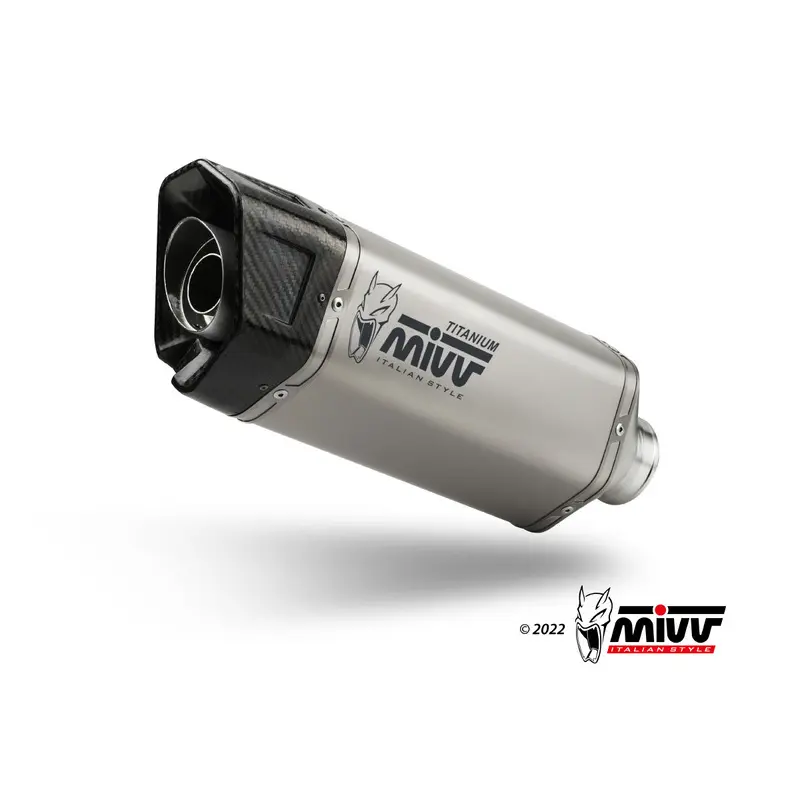 Motorrad Auspuff Schalldämpfer Mivv SR-1 Titane