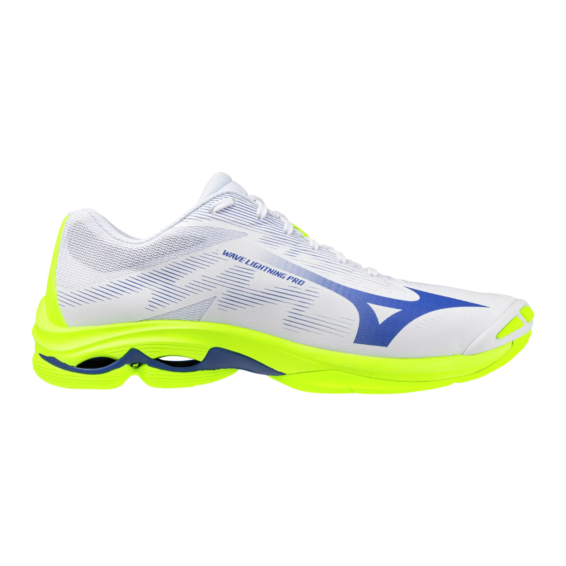 Mizuno WAVE LIGHTNING PRO Chaussures de volleyball Lightning JauneDazzling FemmeHommee Taille45.0 - vue 3