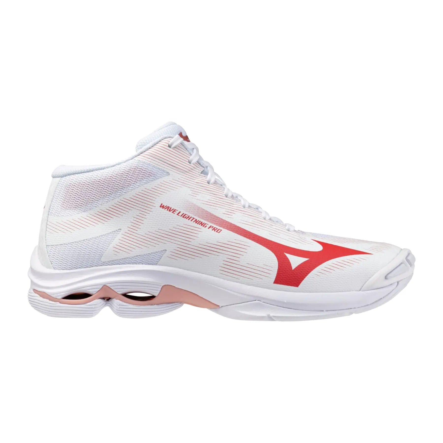 Mizuno WAVE LIGHTNING PRO MID Chaussures de volleyball EleganceLava Falls Femme Taille38 5 - vue 2