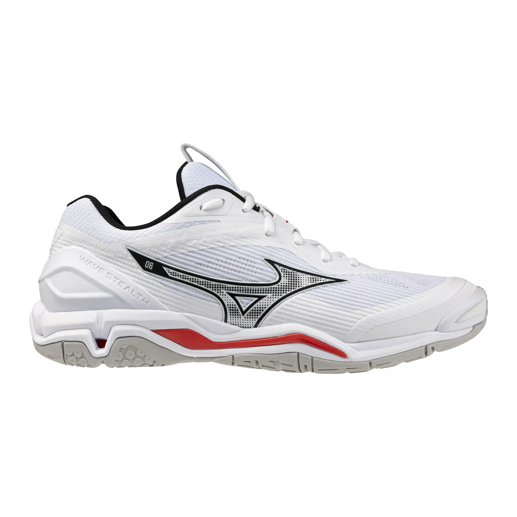 Mizuno WAVE STEALTH 6 Chaussures de handball Fiery FemmeHommee Taille46