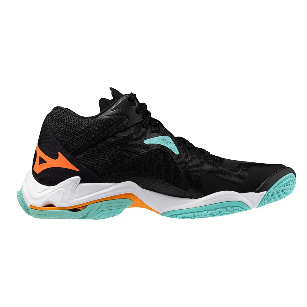 Mizuno WAVE LIGHTNING Z8 MID Chaussures de volleyball TangeloIce FemmeHommee Taille43 - vue 3