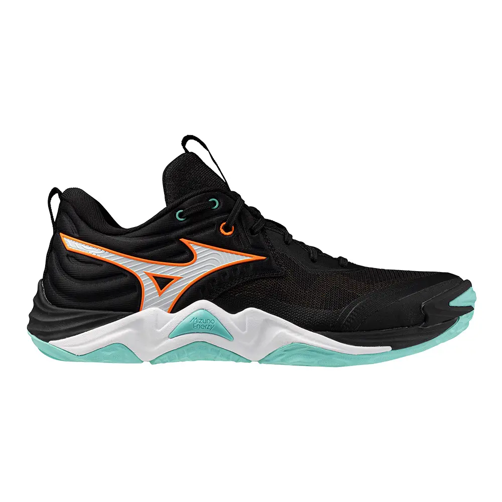 Mizuno WAVE MOMENTUM ELITE Chaussures de volleyball TangeloIce FemmeHommee Taille38