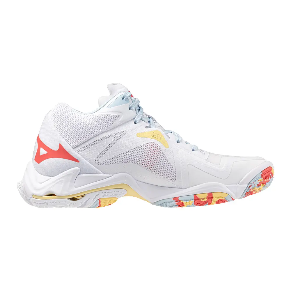 Mizuno WAVE LIGHTNING Z8 MID Chaussures de volleyball Calypso Pale Banana Femme Taille40.5