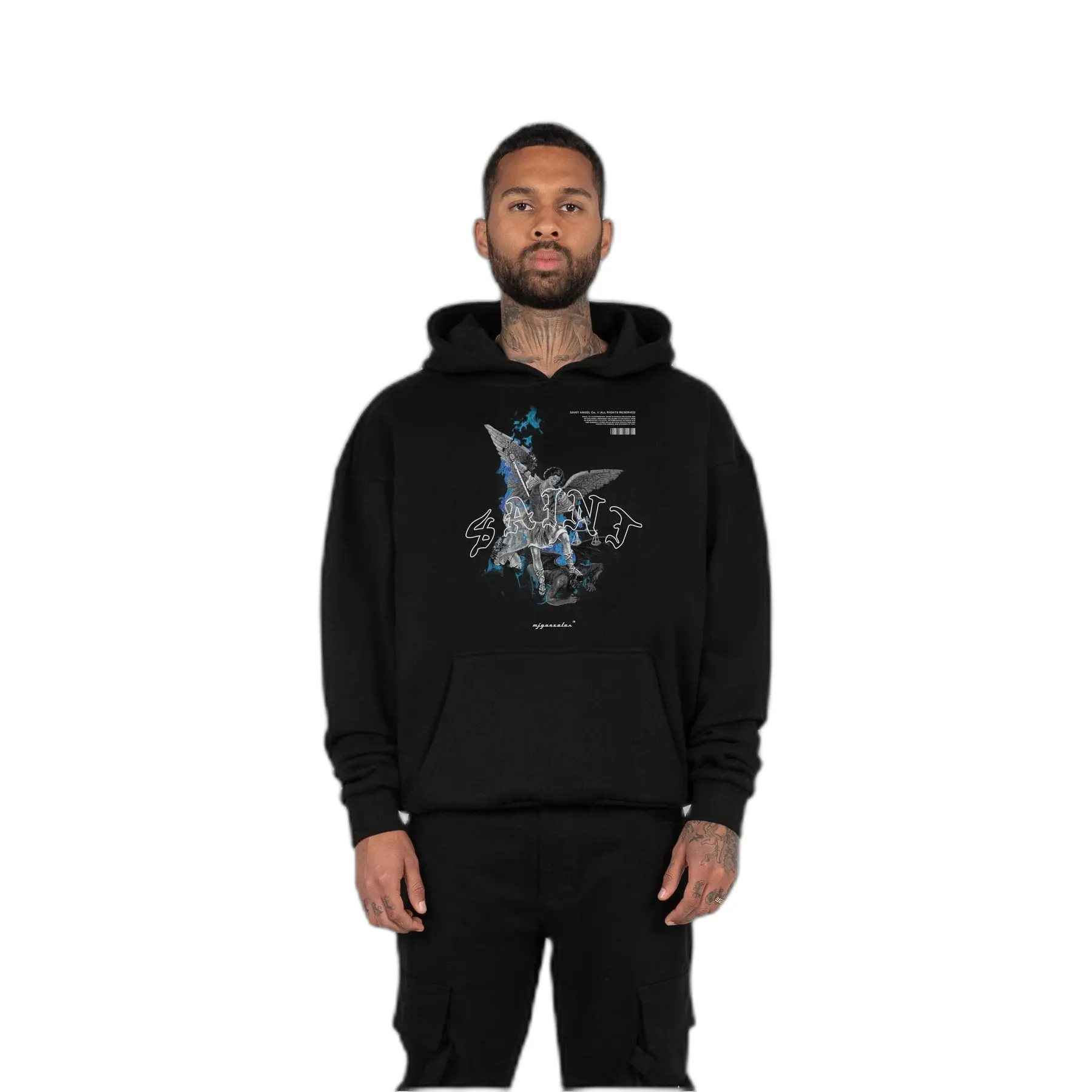 Oversized Kapuzenpullover MJ Gonzales Saint V.1 Heavy Essentials V.4