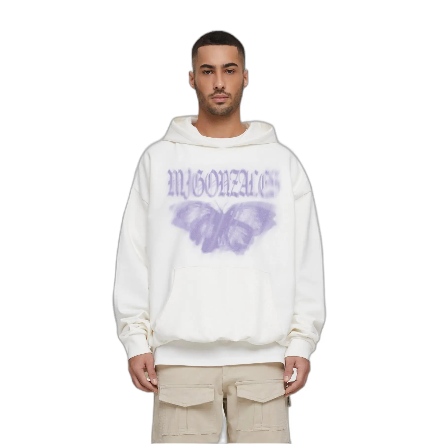 Oversized Hoodie MJ Gonzales Heavy - Butterfly Illusion