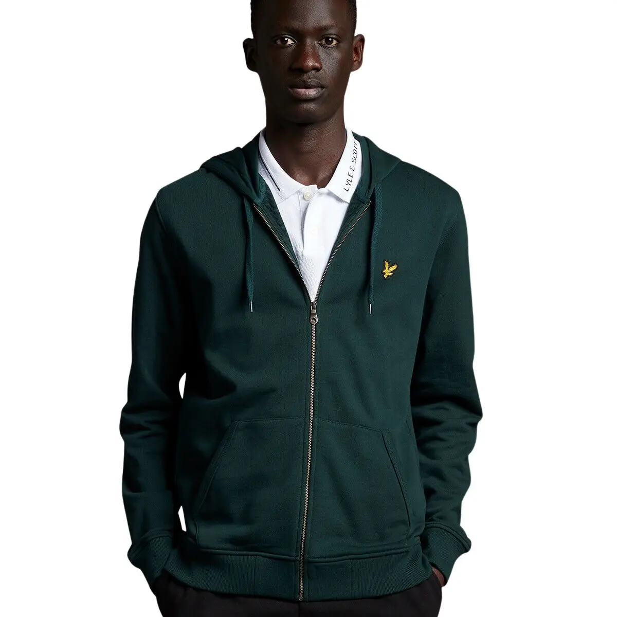 Lyle&Scott Kapuzensweatshirt mit Reißverschluss
