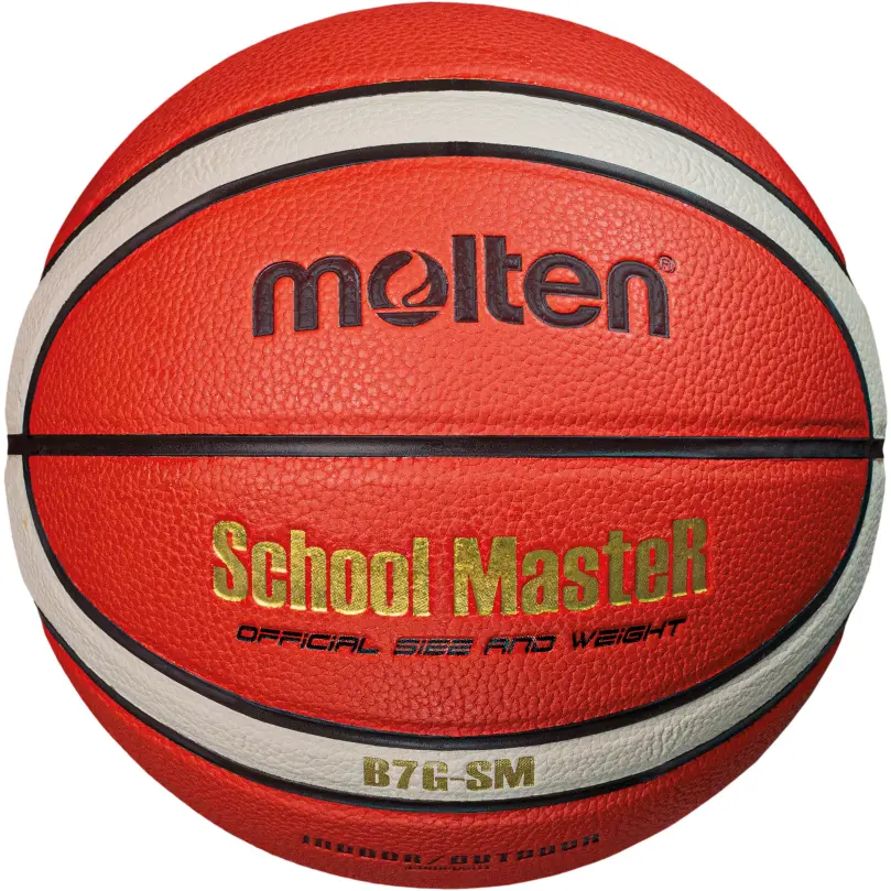 Molten Basketball B6G-SM SchoolMasteR Basketball orange weiß schwarz Gr 6 - Image 5