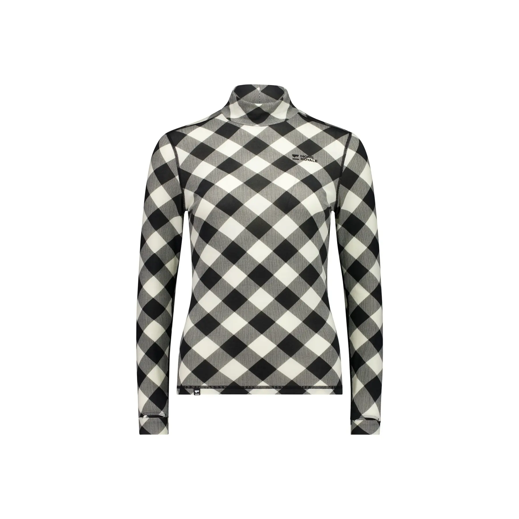 Camiseta interior de cuello alto para mujer Mons Royale Cascade Merino