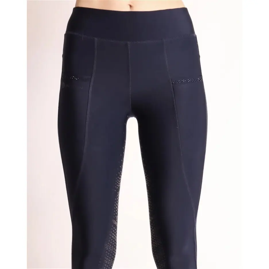 Full Grip Reitleggings mit Kristalltasche Frau Montar Linnea