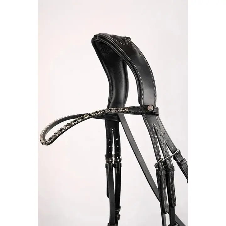 Horse browband with crystal Montar Fair