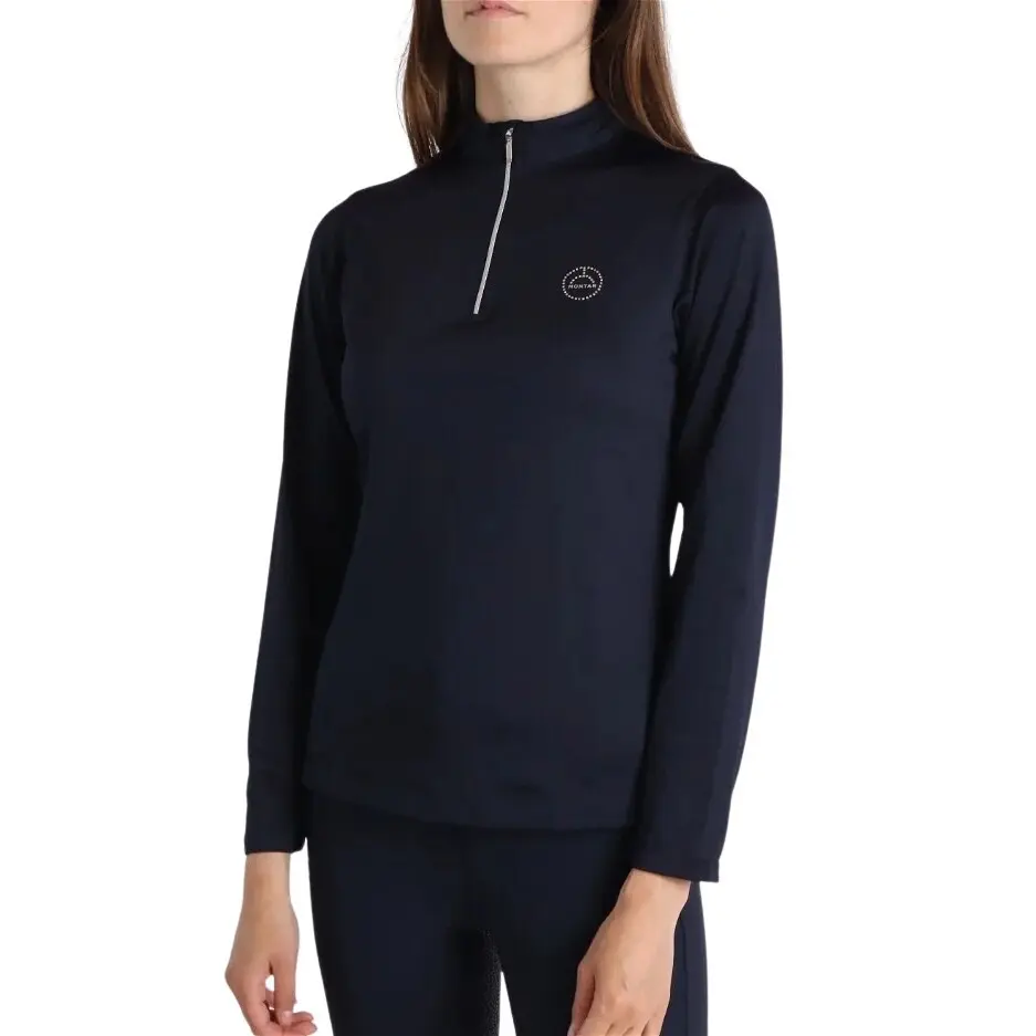 Reit-Poloshirt, Damen Montar Everly