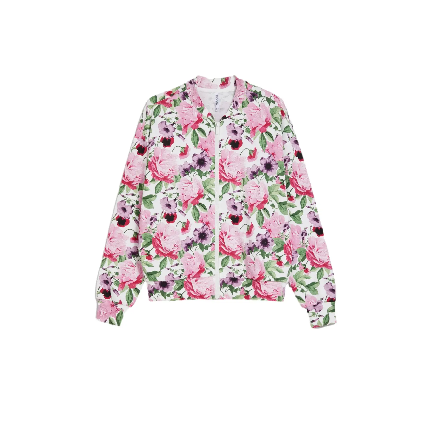 Felpa con cerniera da donna Moodo L-BL-4901