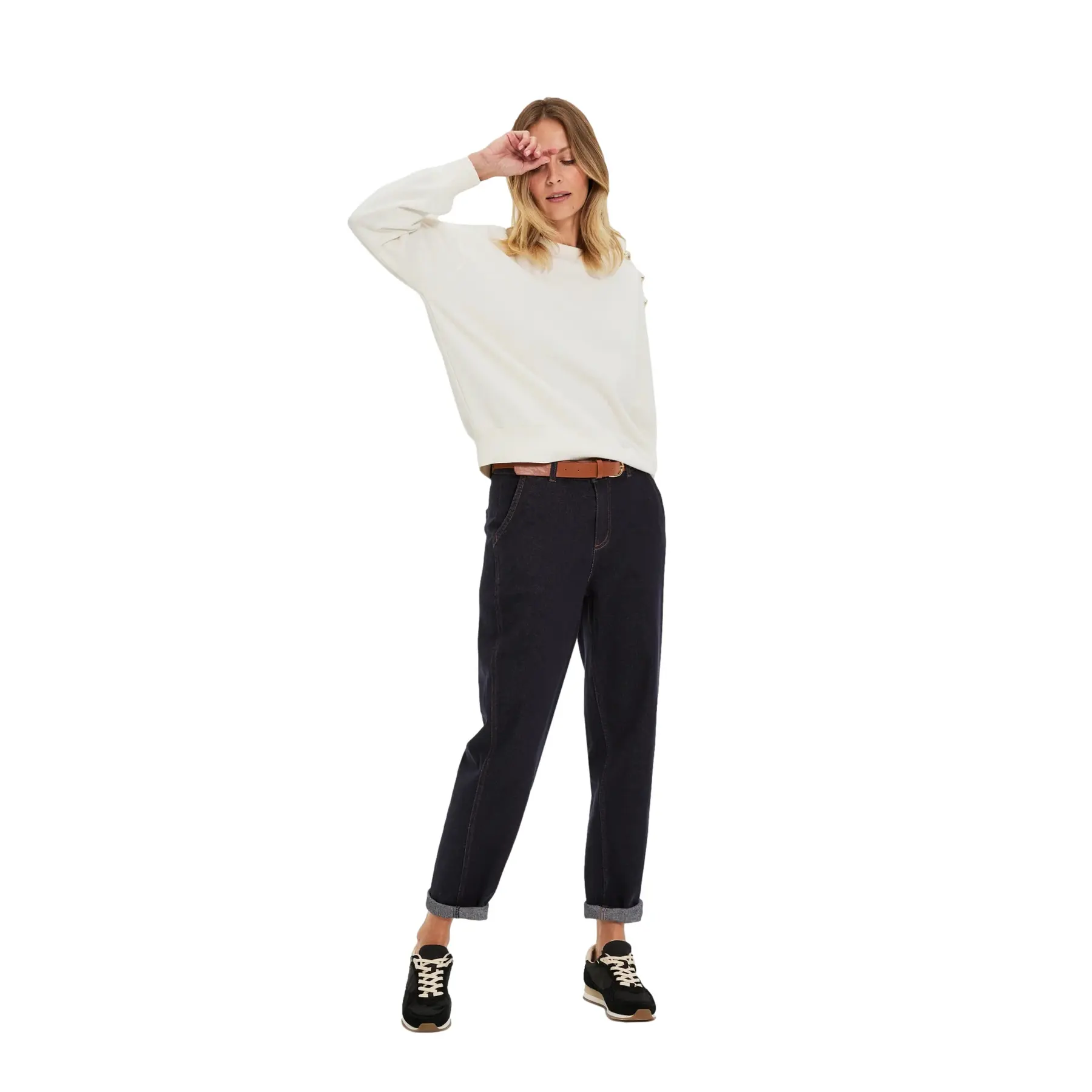 Felpa da donna Moodo L-BL-4902