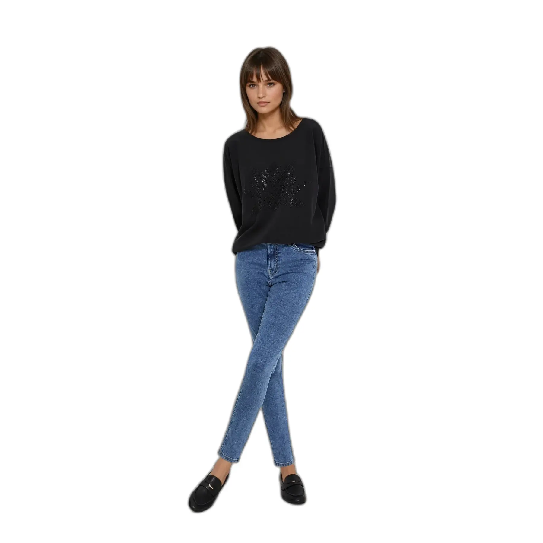 Felpa da donna Moodo L-BL-4904