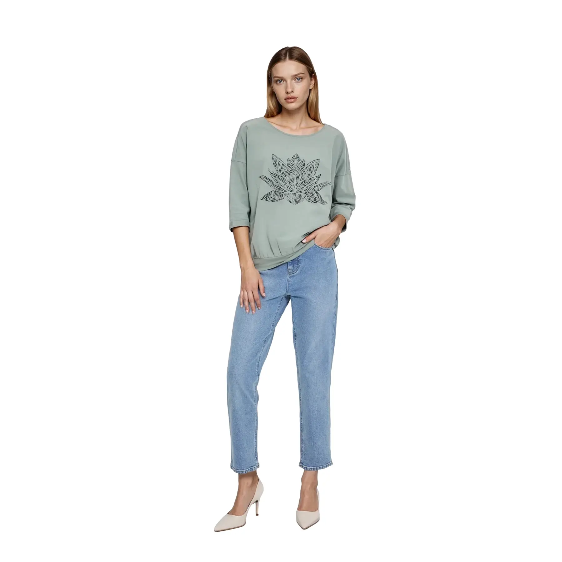 Felpa da donna Moodo L-BL-4904