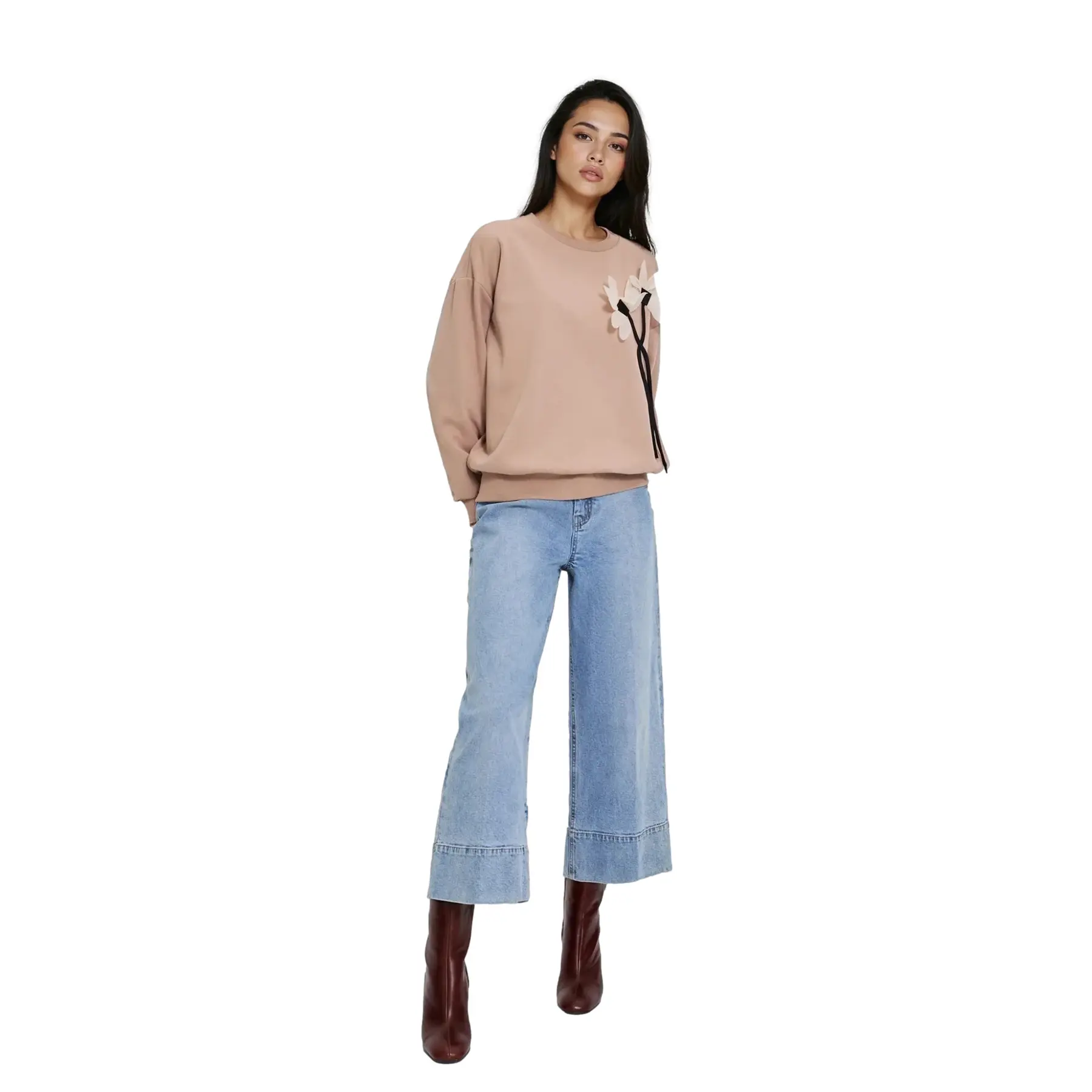Felpa da donna Moodo L-BL-4919