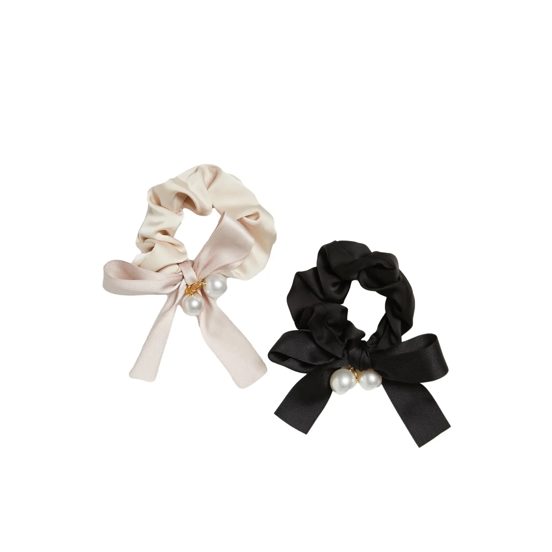 Moodo Women's Noir Hair Elastics For L-Fr-4601