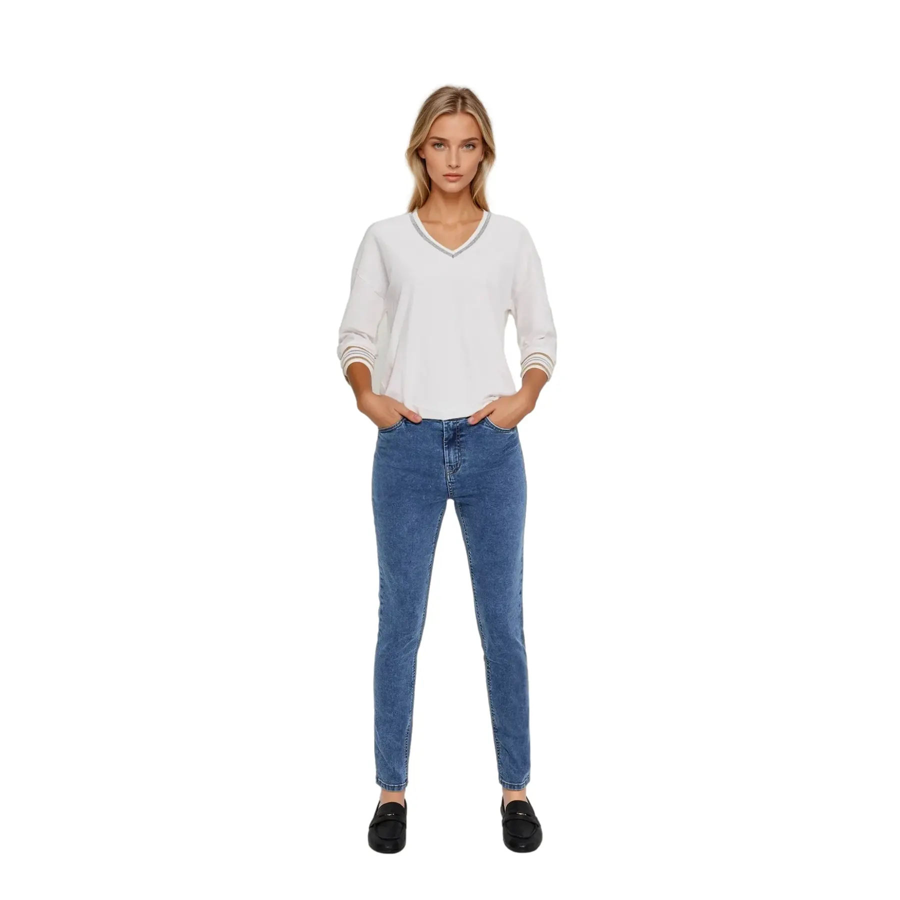 Maglietta a manica lunga da donna Moodo L-TS-4934