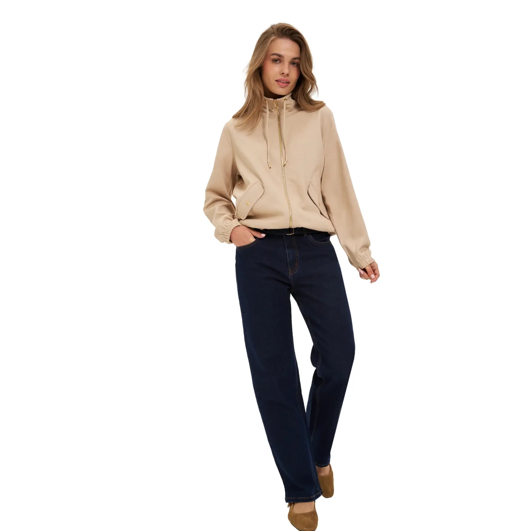 Giacca con zip da donna Moodo Z-BL-4811