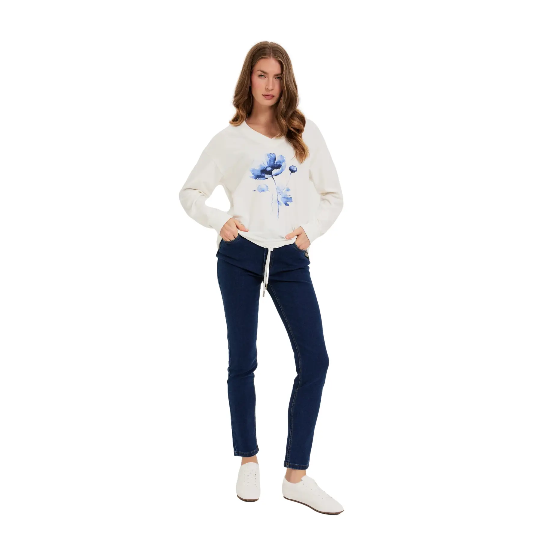 Felpa da donna Moodo Z-BL-4815