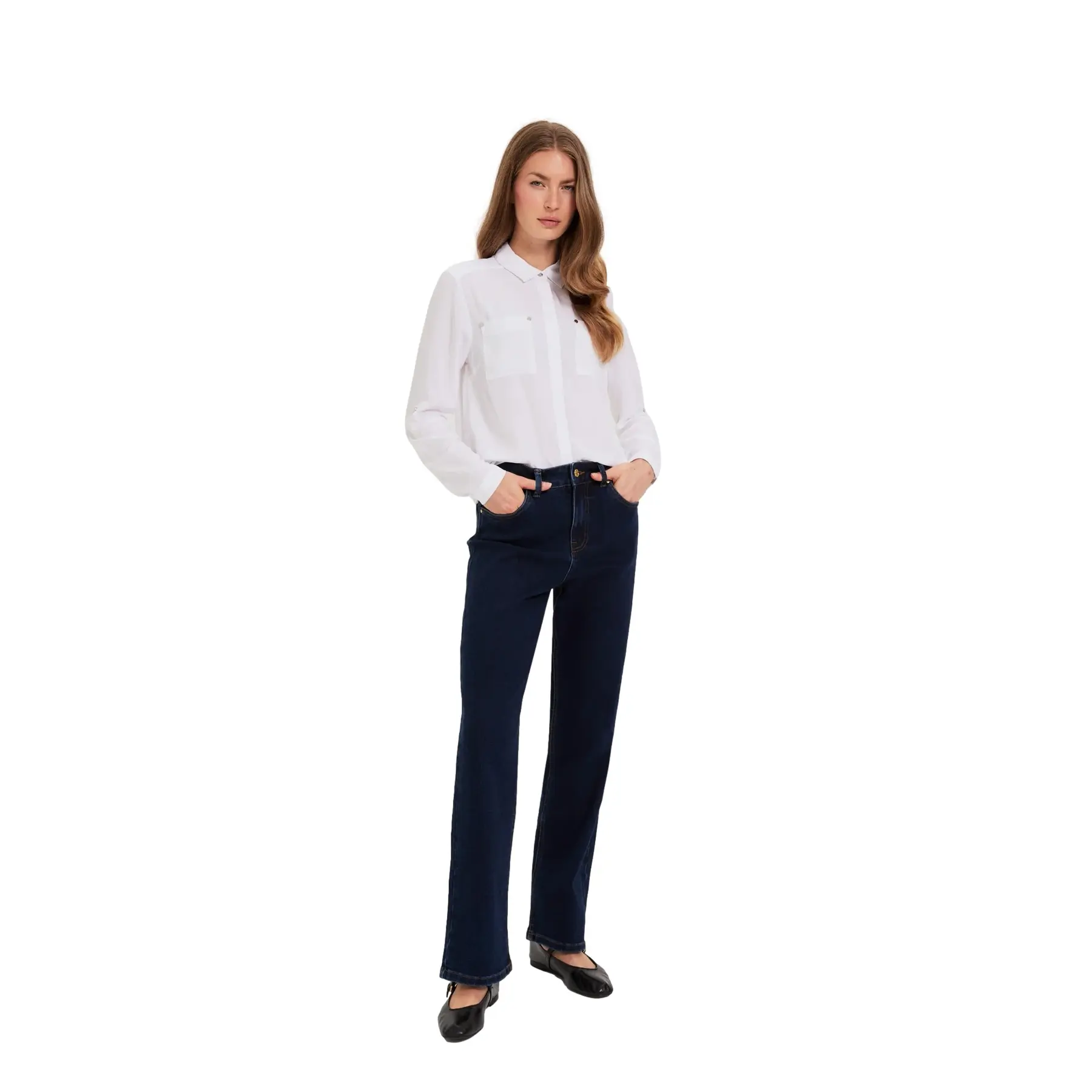 Jeans a gamba larga donna  Z-JE-4803