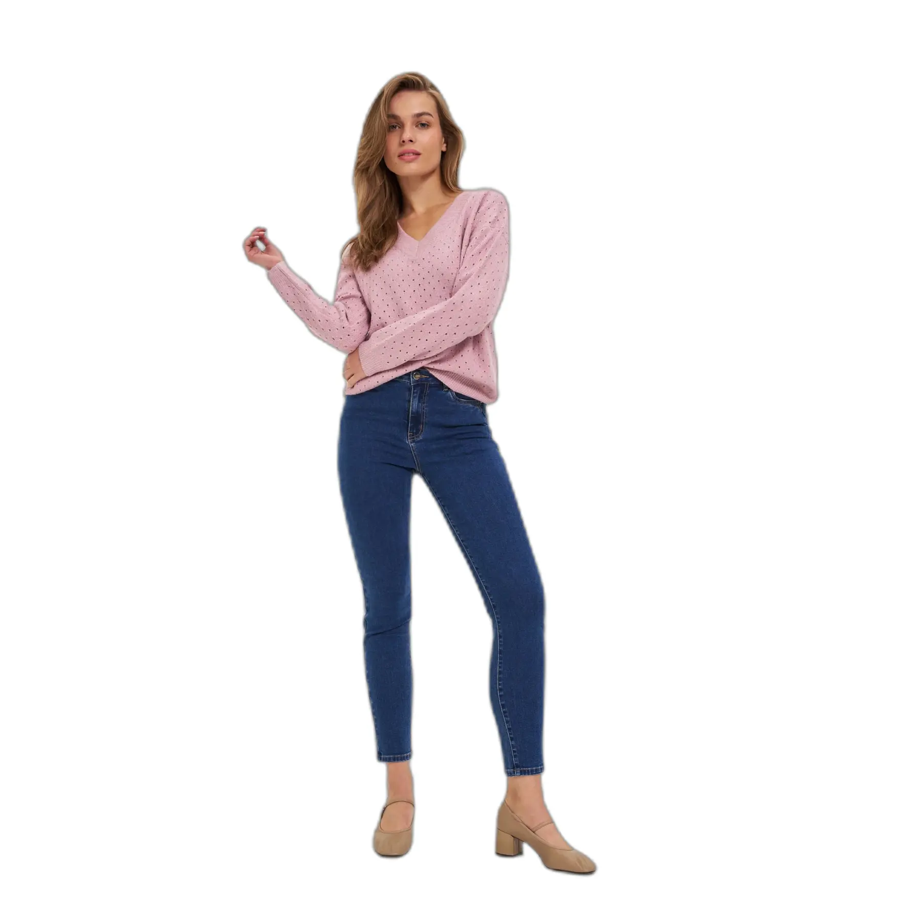 Jeans skinny da donna Moodo Z-JE-4810