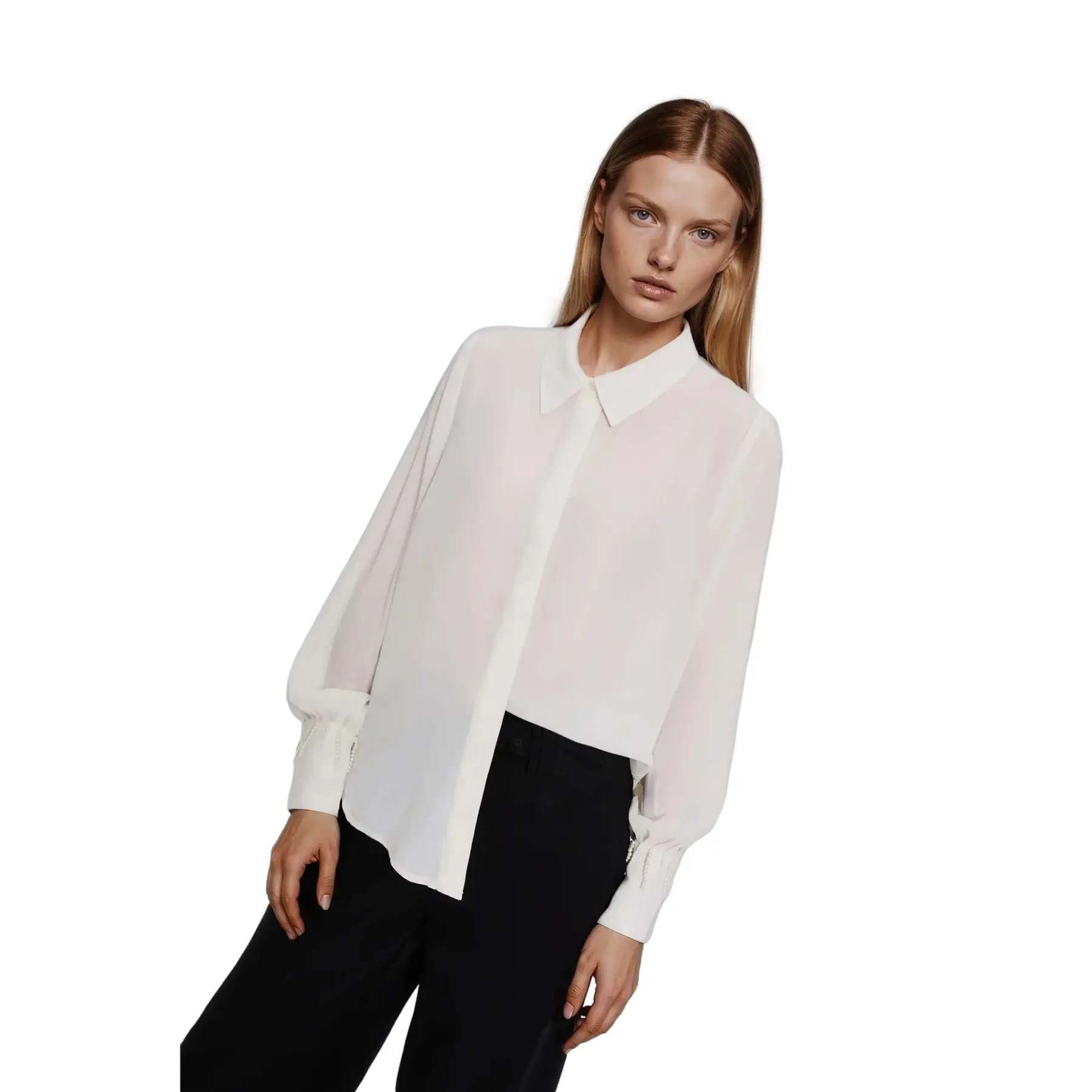 Camicia da donna a maniche lunghe Moodo Z-KO-4832