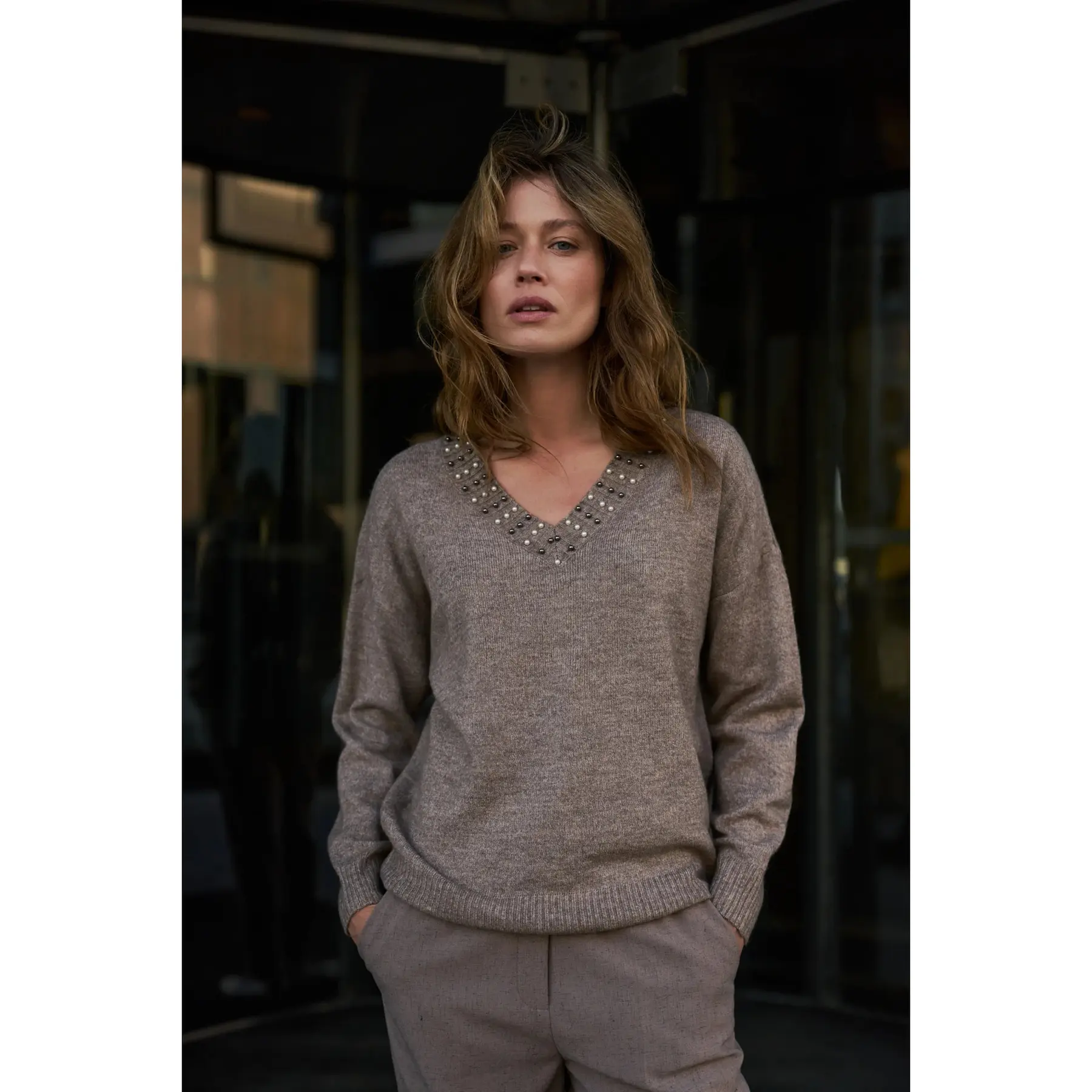 Pullover Damen Moodo Z-SW-4871