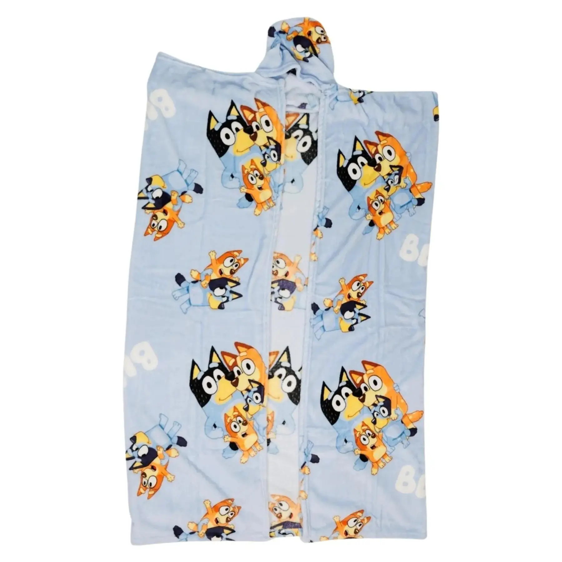 Decke mit Kapuze Moose Bluey Coral