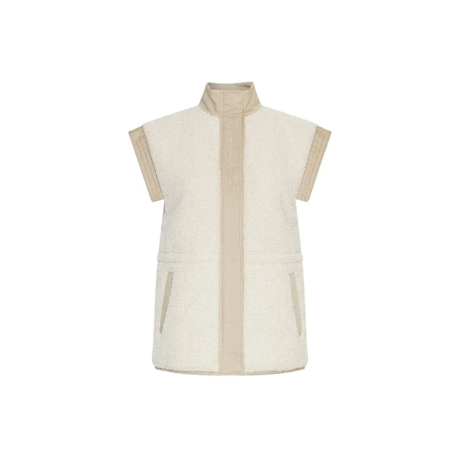 Moss Copenhagen Damen Gris Weste Latha