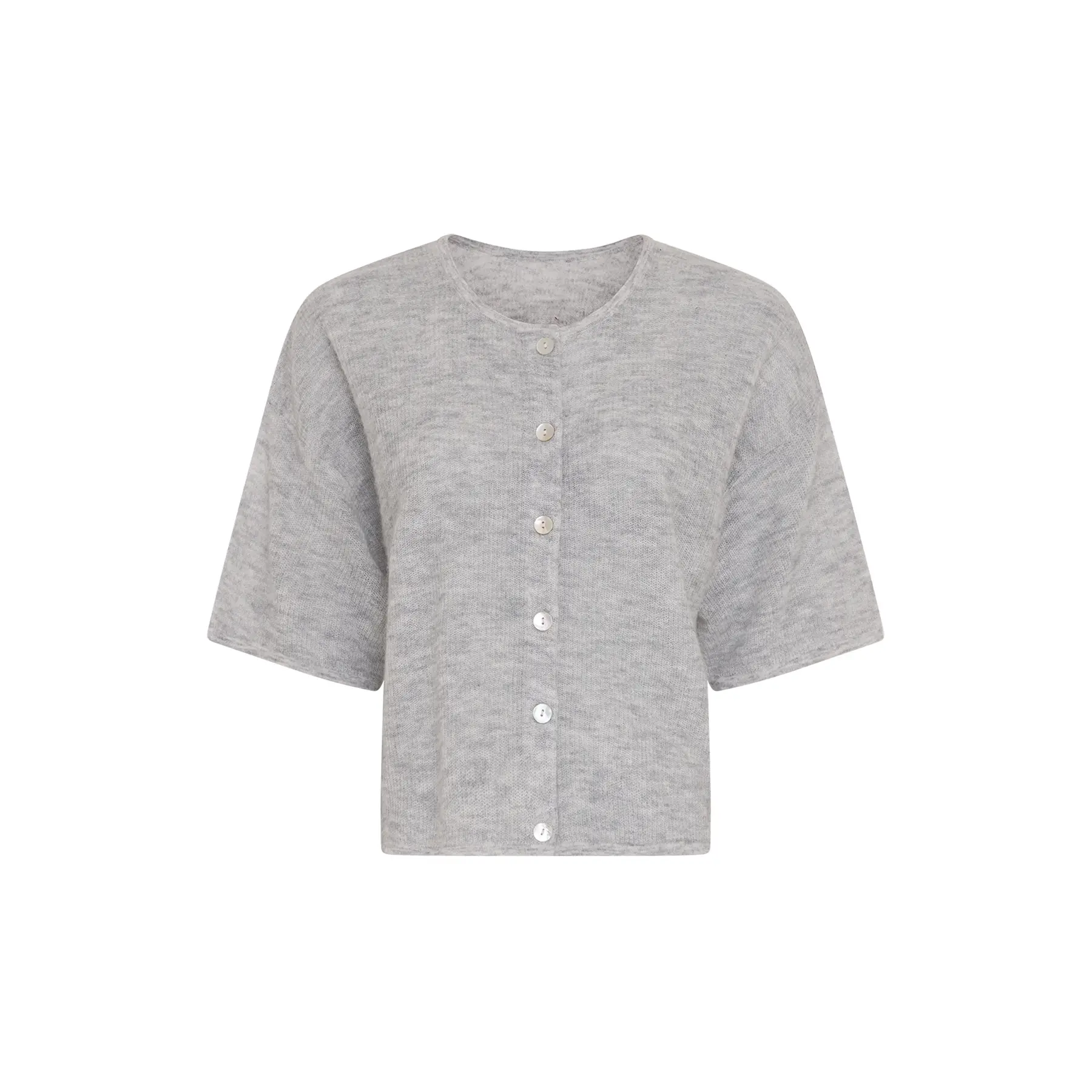 Moss Copenhagen Women's Gris 2/4 Cardigan Aurelia