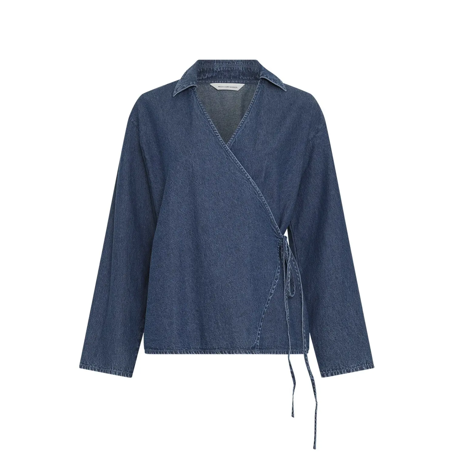 Moss Copenhagen Women's Bleu Woman's Shirt Aniela Wrap