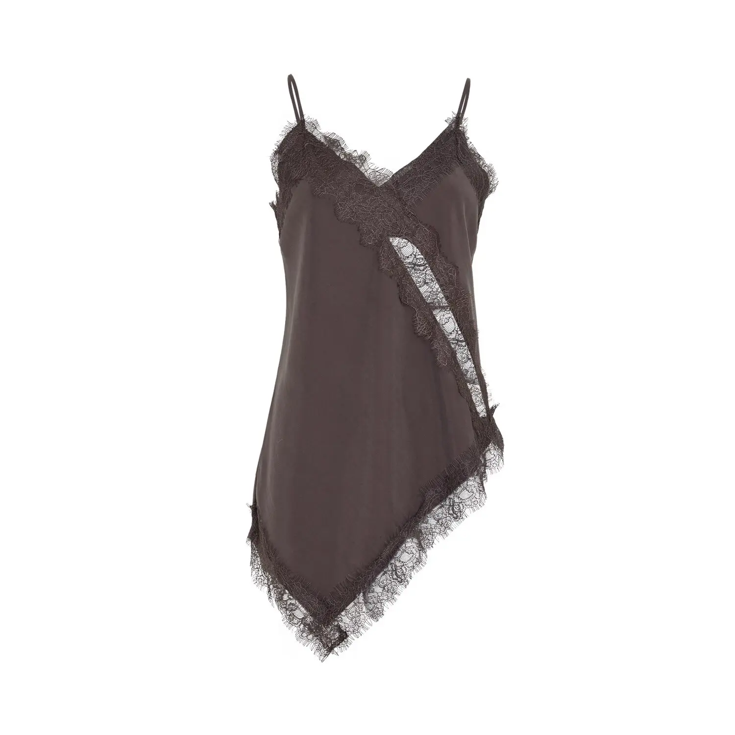 Moss Copenhagen Women's Marron Strap Top Thea