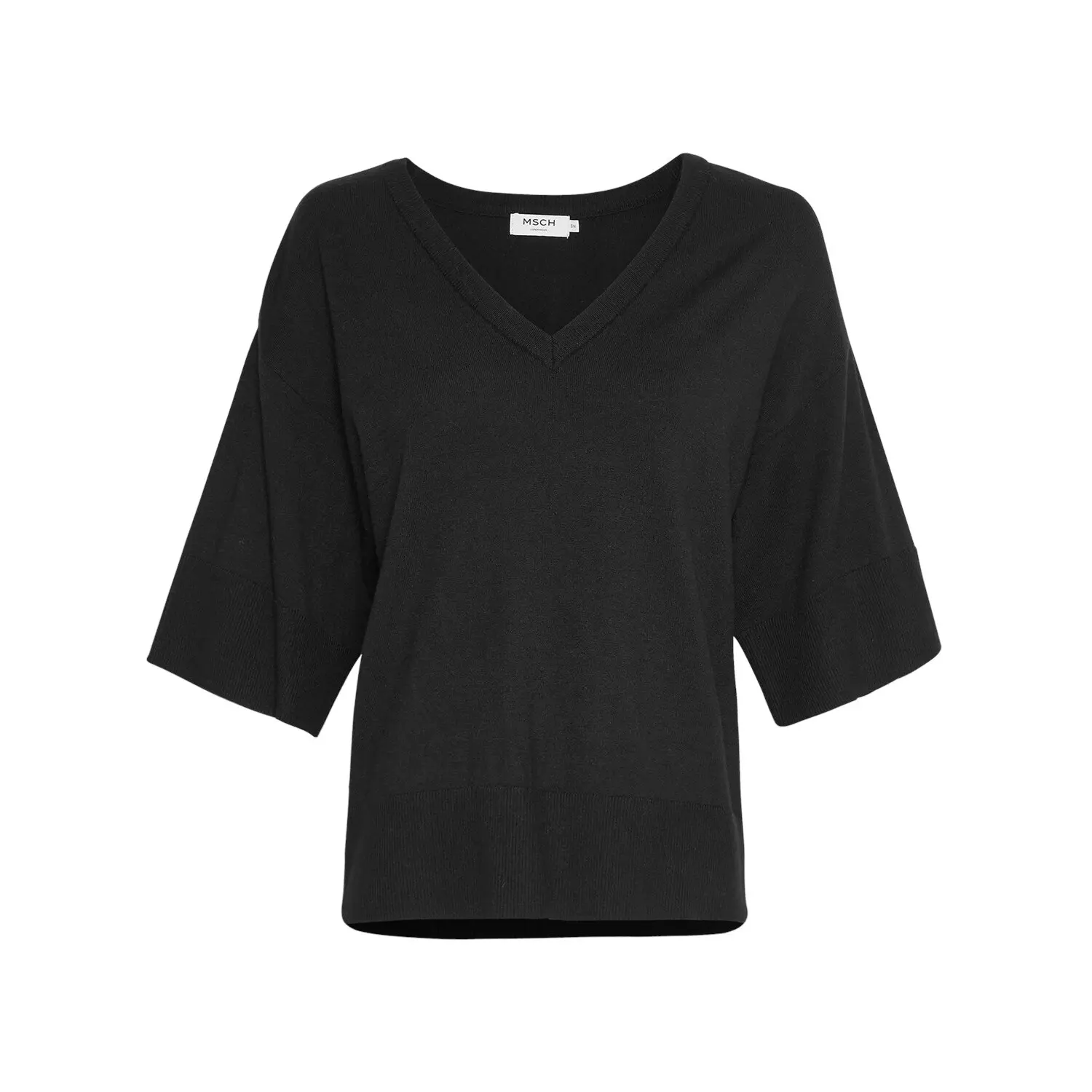 Damen V-Ausschnitt Pulli Moss Copenhagen Eslina Rachelle 2/4